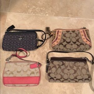 Bundle of Coach Wristlets (all for 1 price)